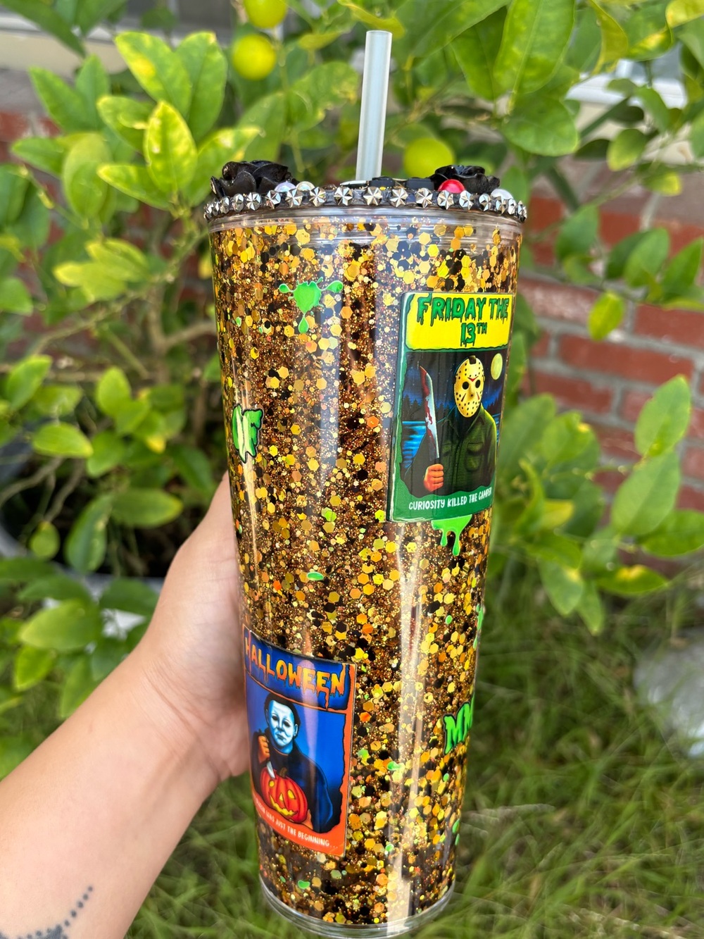Horror Tumbler Snow Globe